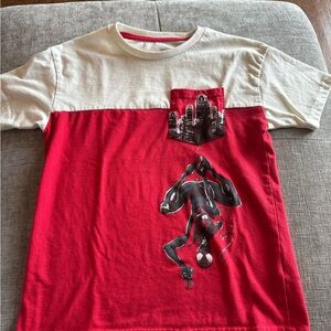 Kids Spider-Man Red and White Kids T-Shirt Size 8